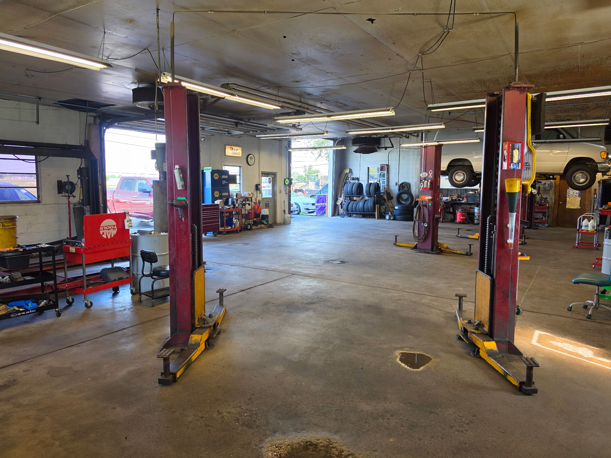 Inside the CV Automotive workshop